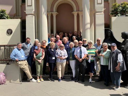 Faces of Ireland tour from USA visits Catherine’s House 